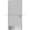 Дверь пластиковая Капель (Kapelli Classic) светло серый RAL 7035 с отбойной пластиной