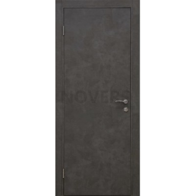 Дверь пластиковая Капель (Kapelli Classic) черный бетон